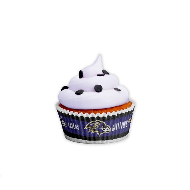 Baltimore Ravens Baking Cups - Large - Pack of 50