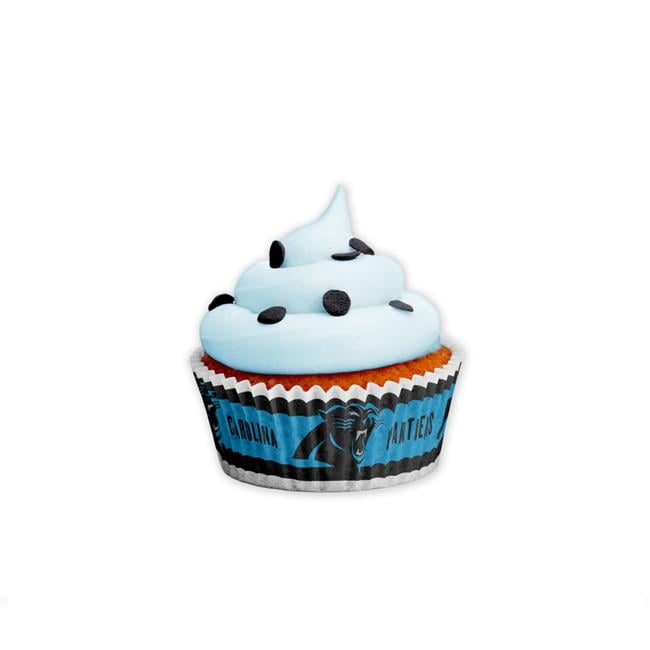 Carolina Panthers Baking Cups - Large - Pack of 50