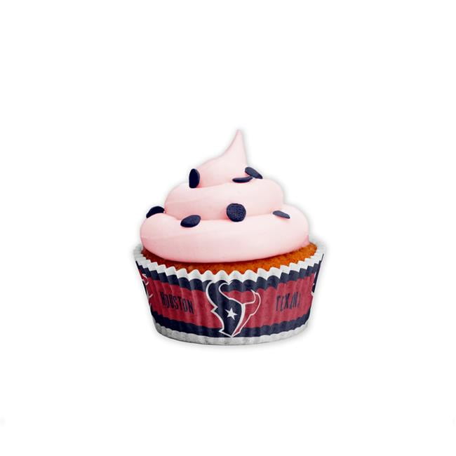 Houston Texans Baking Cups - Large - Pack of 50