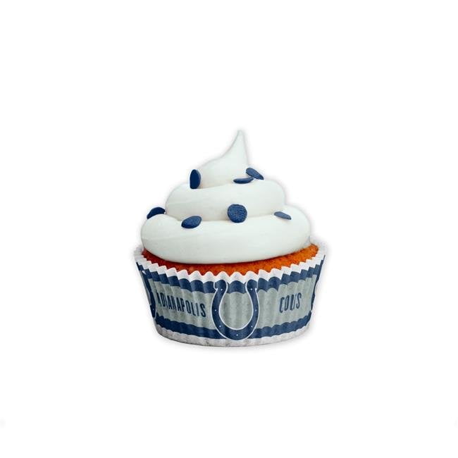 7183127214 Indianapolis Colts Baking Cups - Large - Pack of 50