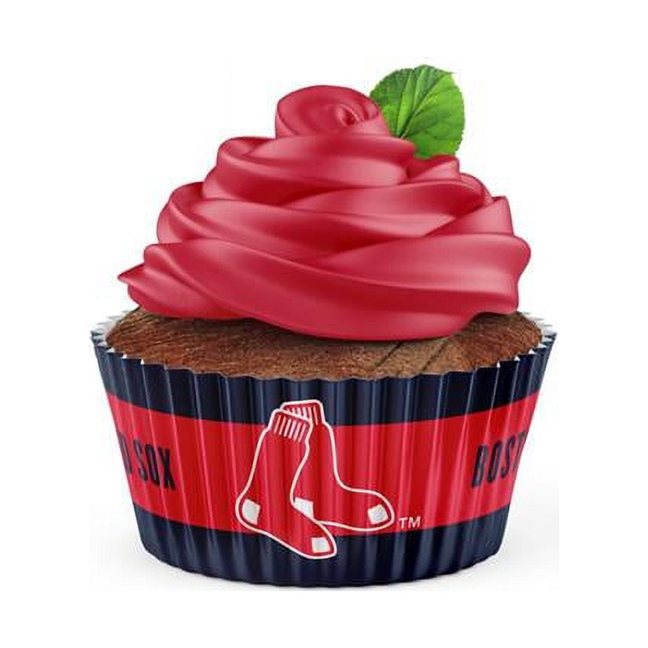 Boston Red Sox Baking Cups - Large - Pack of 50
