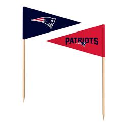 Picture of The Sports Vault 7183138219 New England Patriots Toothpick Flags - Pack of 36