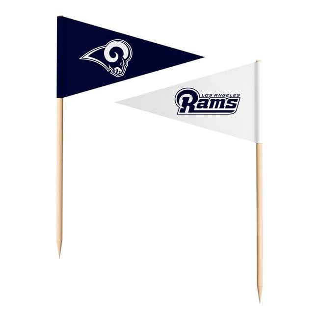 Los Angeles Rams Toothpick Flags - Pack of 36