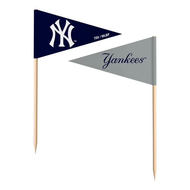 Picture of The Sports Vault 7183138519 New York Yankees Toothpick Flags - Pack of 36