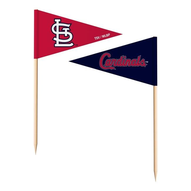 Picture of The Sports Vault 7183138526 St. Louis Cardinals Toothpick Flags - Pack of 36