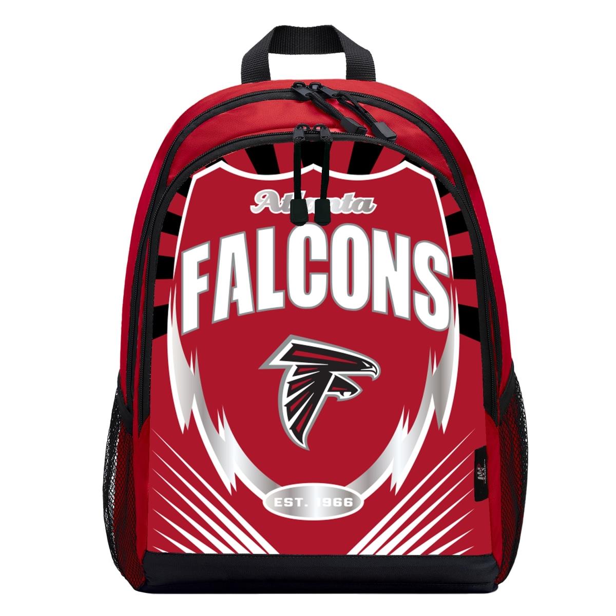 Atlanta Falcons Lightning Style Backpack - 16.5 x 5.5 x 12 in.