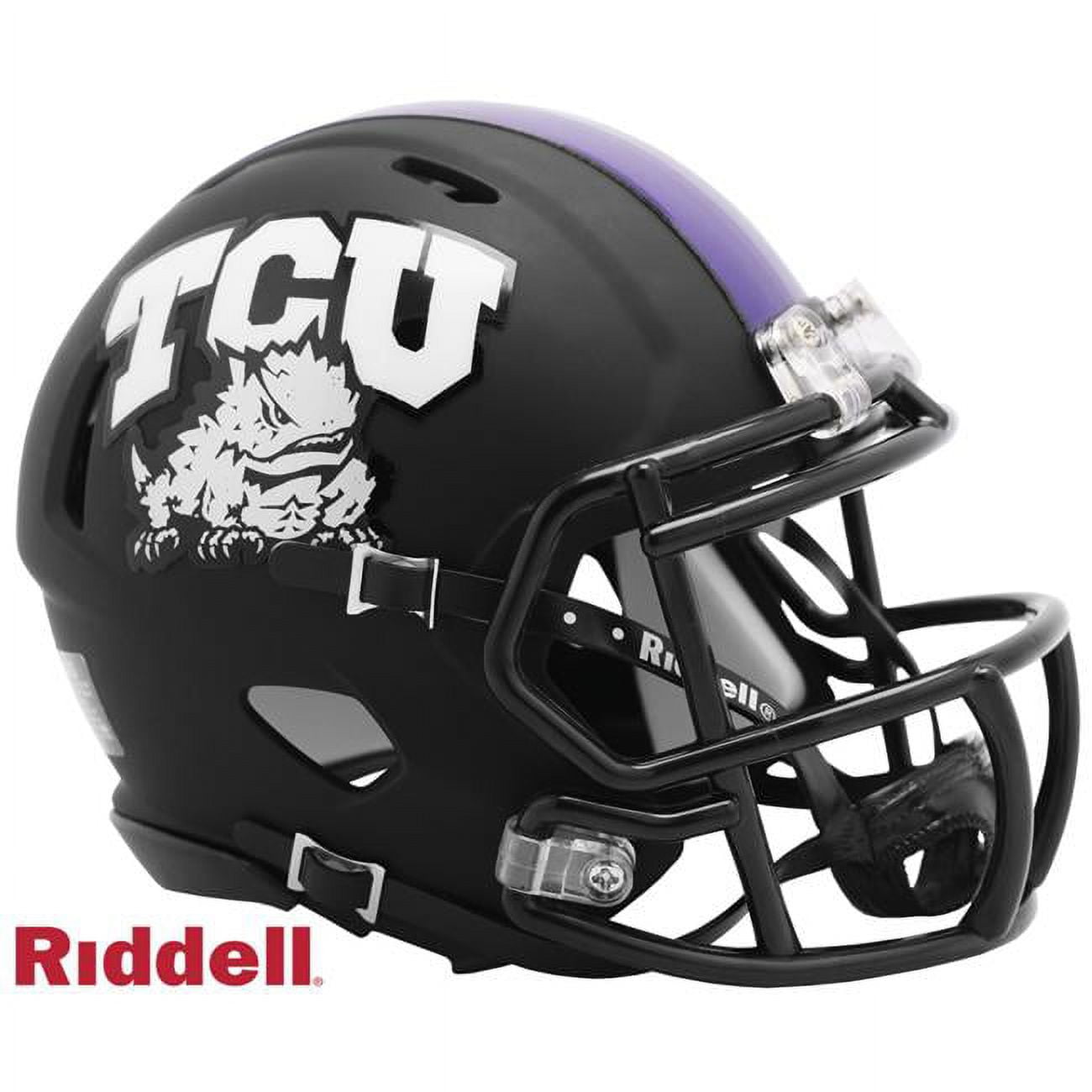 TCU Horned Frogs Replica Mini Speed Style Helmet, Purple