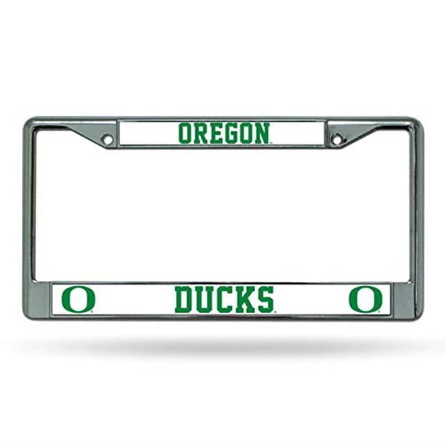 6734562687 Oregon Ducks License Plate Frame, Chrome