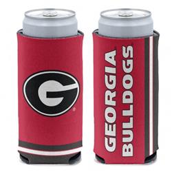 NCAA Georgia Bulldogs Can Cooler Slim Can Design