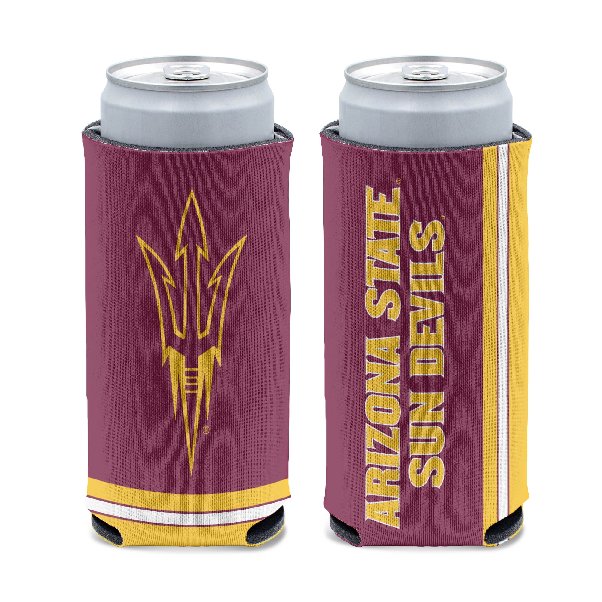 NCAA Arizona State Sun Devils Can Cooler Slim Can Design
