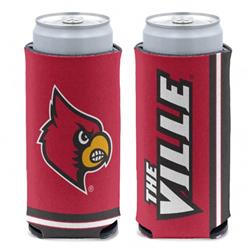 NCAA Louisville Cardinals Can Cooler Slim Can Design