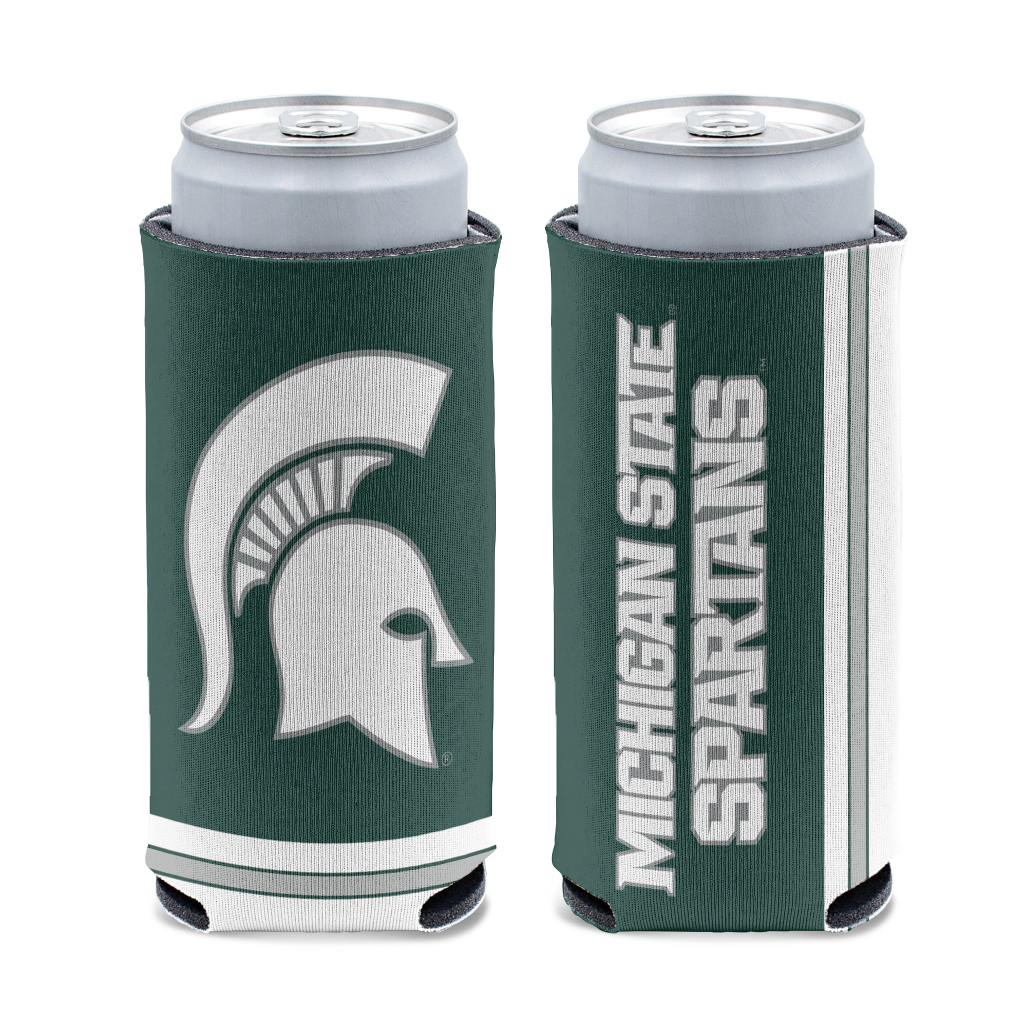NCAA Michigan State Spartans Can Cooler Slim Can Design