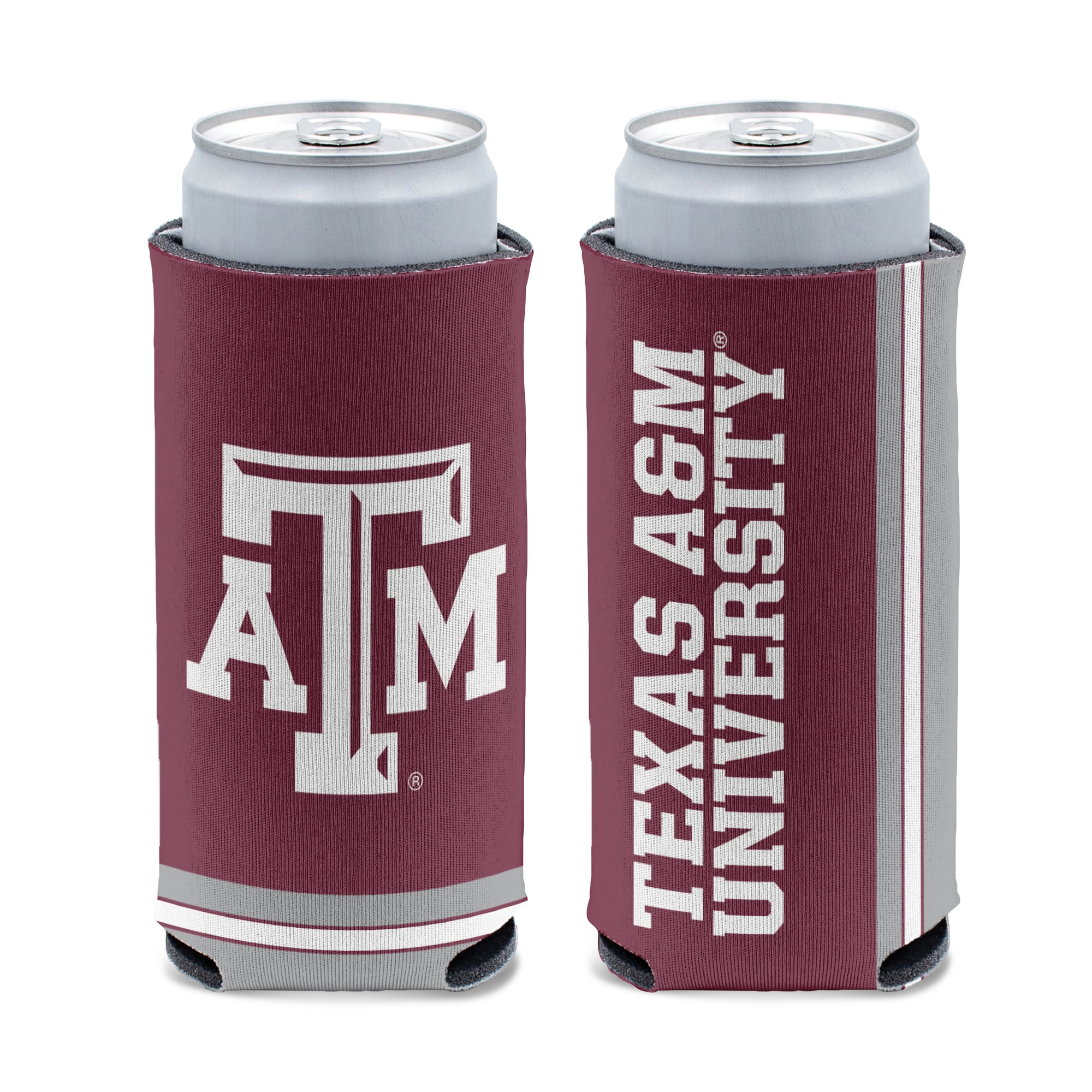 NCAA Texas A&M Aggies Can Cooler Slim Can Design