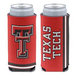 NCAA Texas Tech Red Raiders Can Cooler Slim Can Design