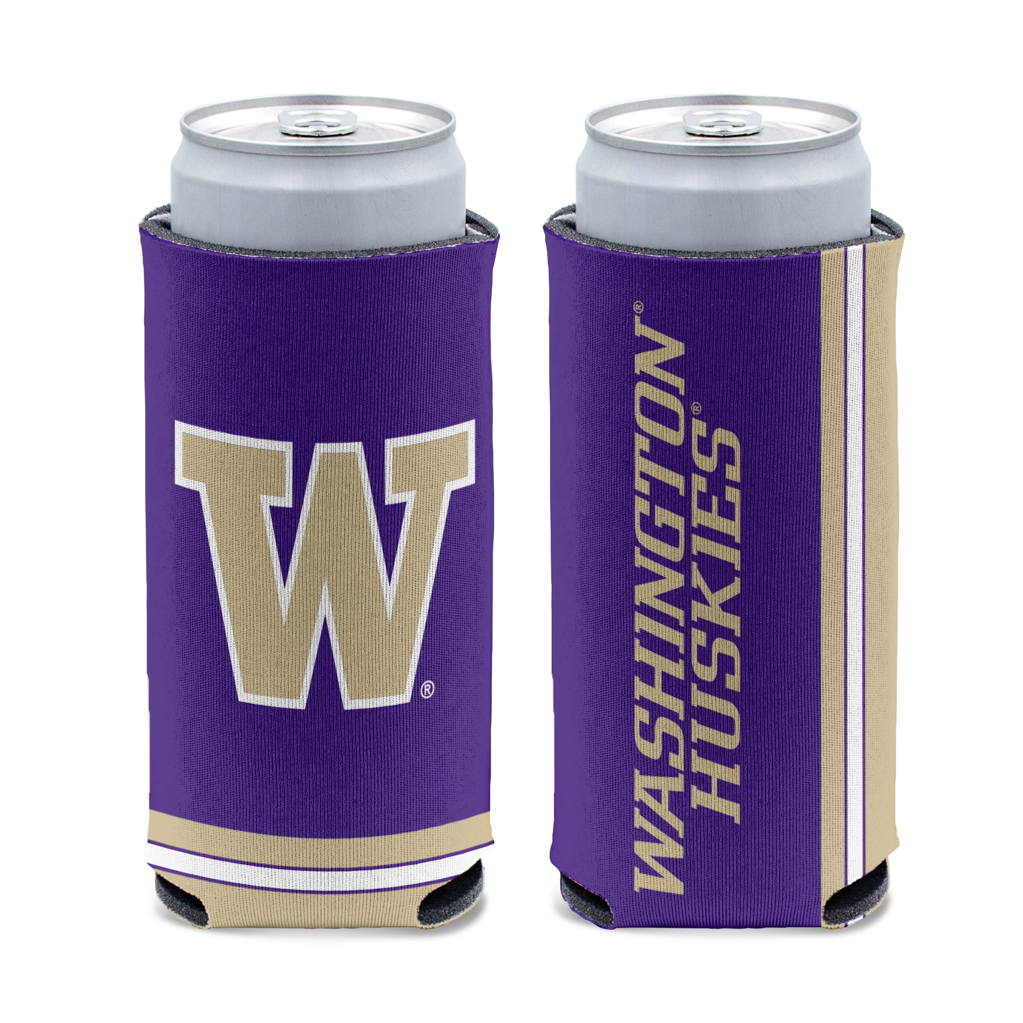 NCAA Washington Huskies Can Cooler Slim Can Design