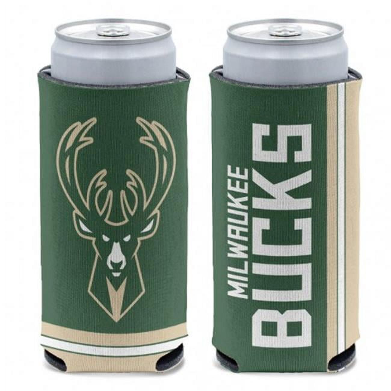 Picture of Wincraft 9416608692 NBA Milwaukee Bucks Can Cooler Slim Can Design