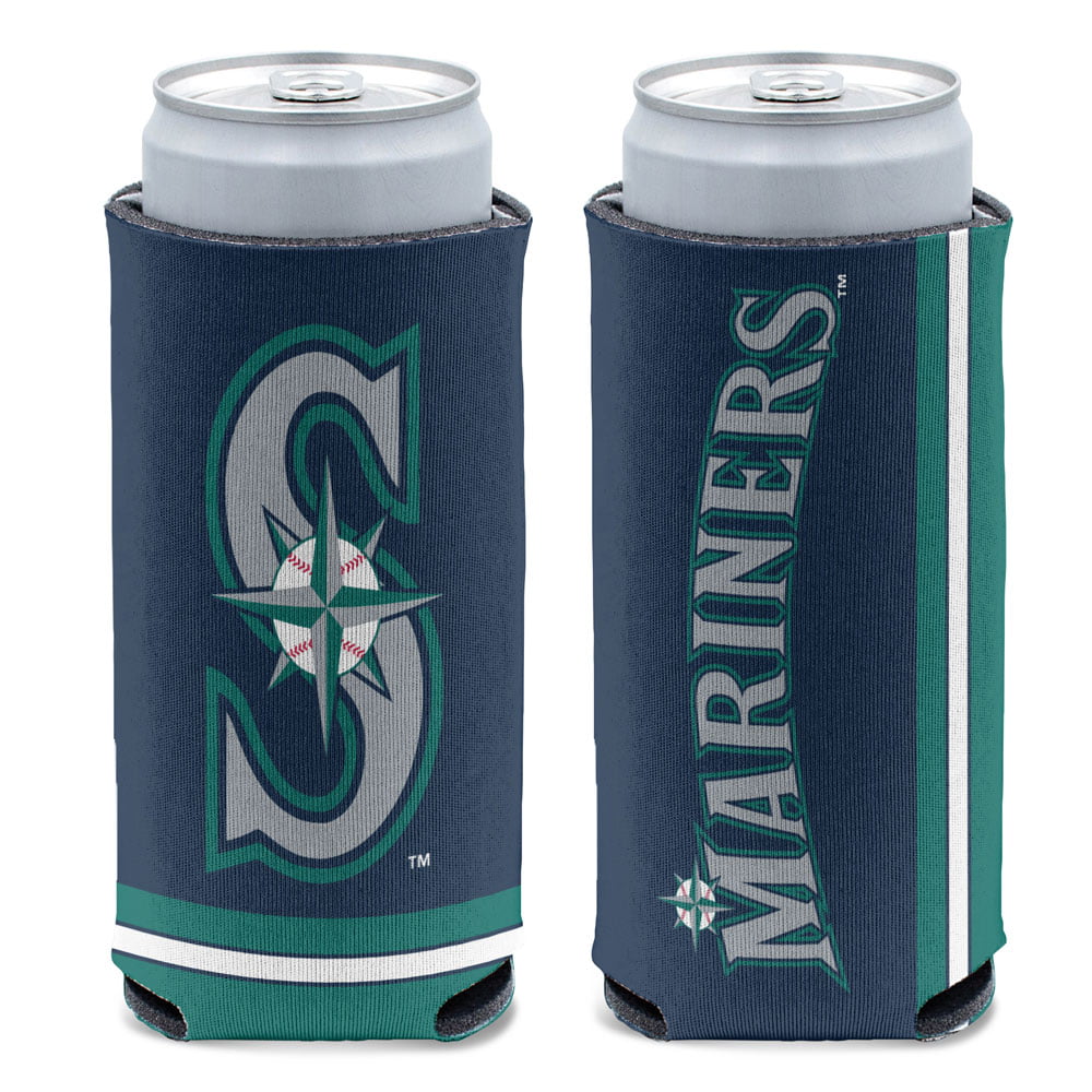 Picture of Wincraft 9416608778 MLB Seattle Mariners Can Cooler Slim Can Design