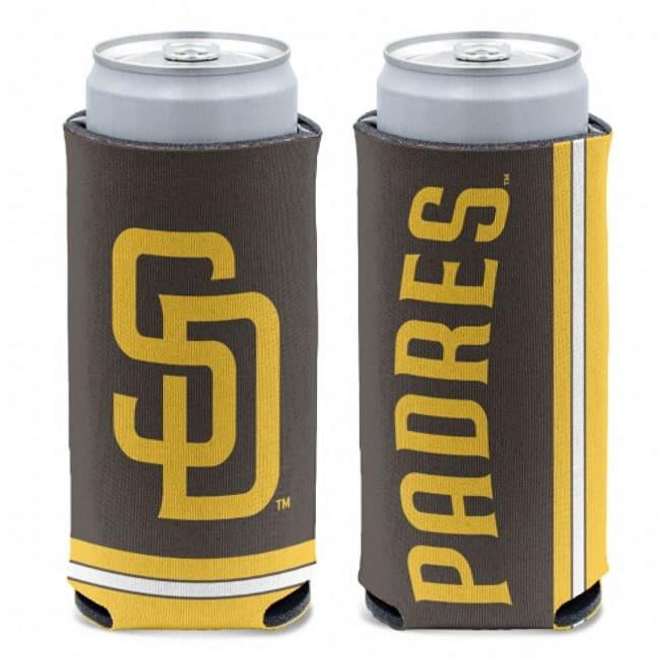 Picture of Wincraft 9416608783 MLB San Diego Padres Can Cooler Slim Can Design