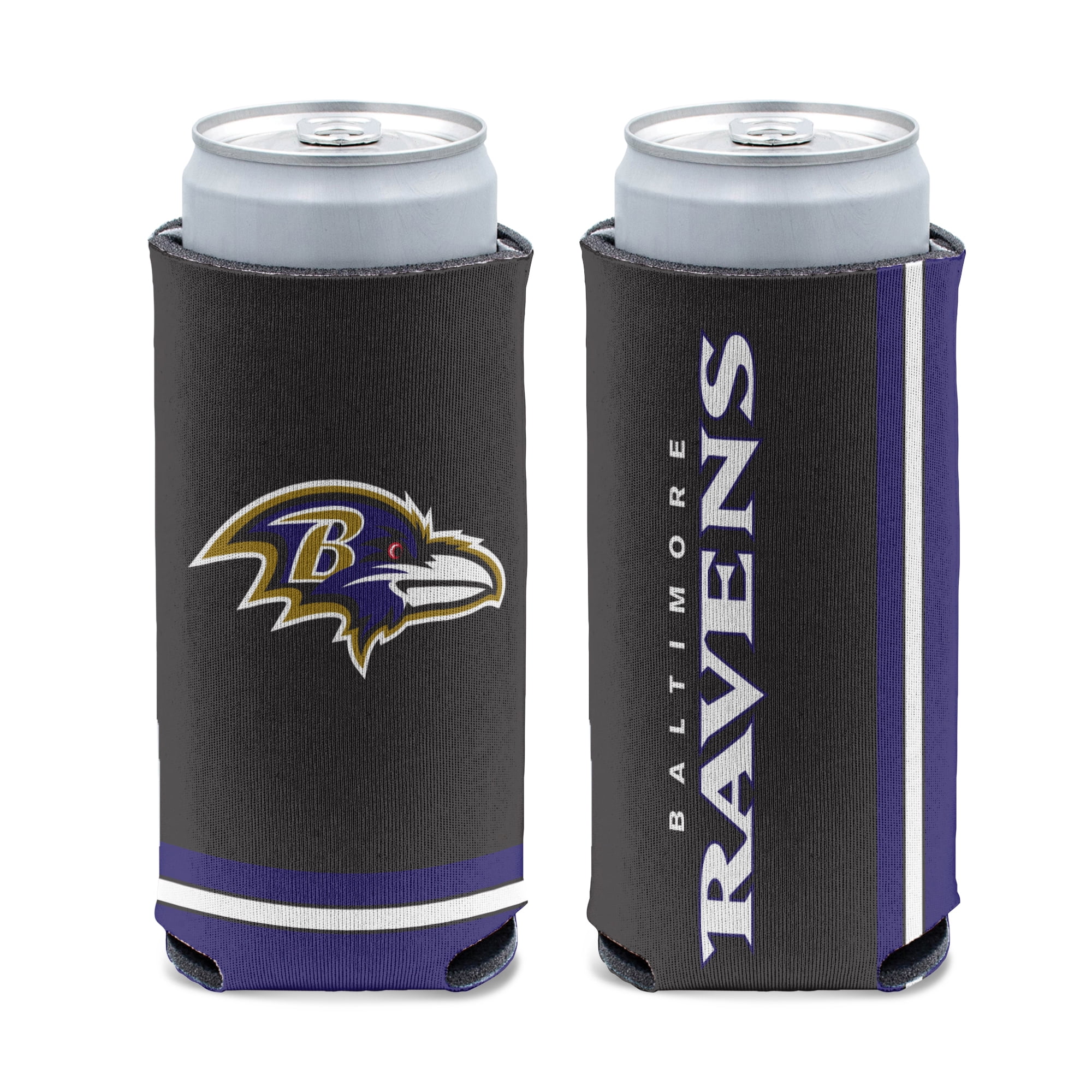 9416608826 NFL Baltimore Ravens Can Cooler Slim Can Design