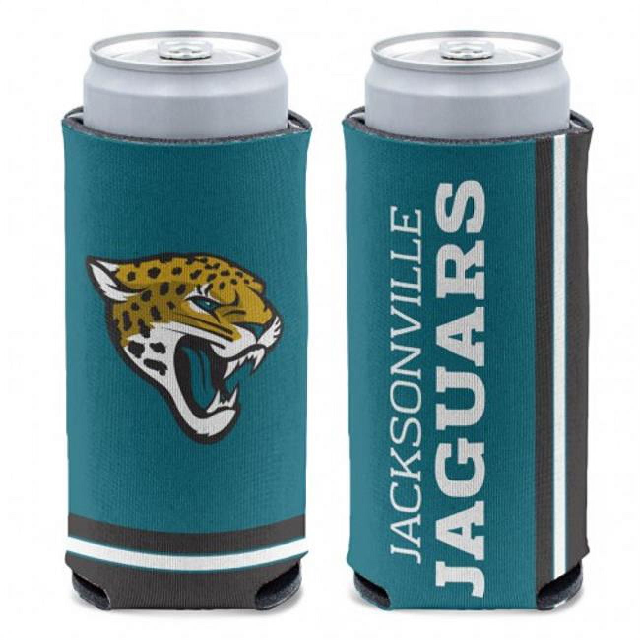 NFL Jacksonville Jaguars Can Cooler Slim Can Design