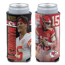 NFL Kansas City Chiefs Can Cooler Slim Style Patrick Mahomes Design