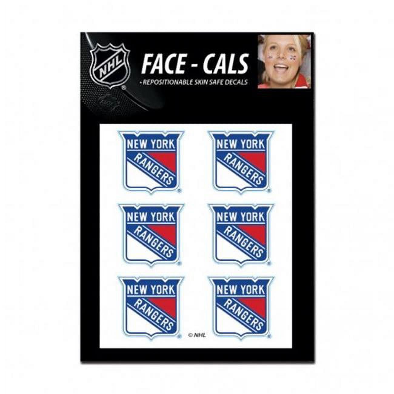 NHL New York Rangers Tattoo Face Cals