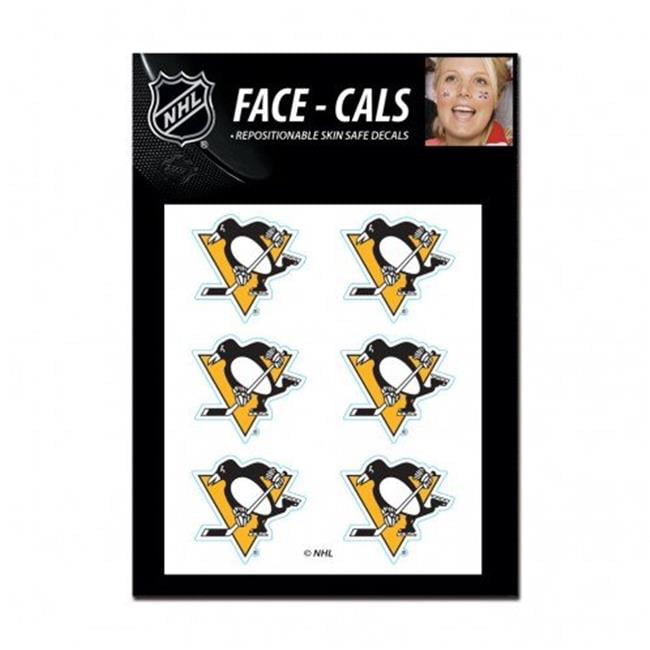 NHL Pittsburgh Penguins Tattoo Face Cals