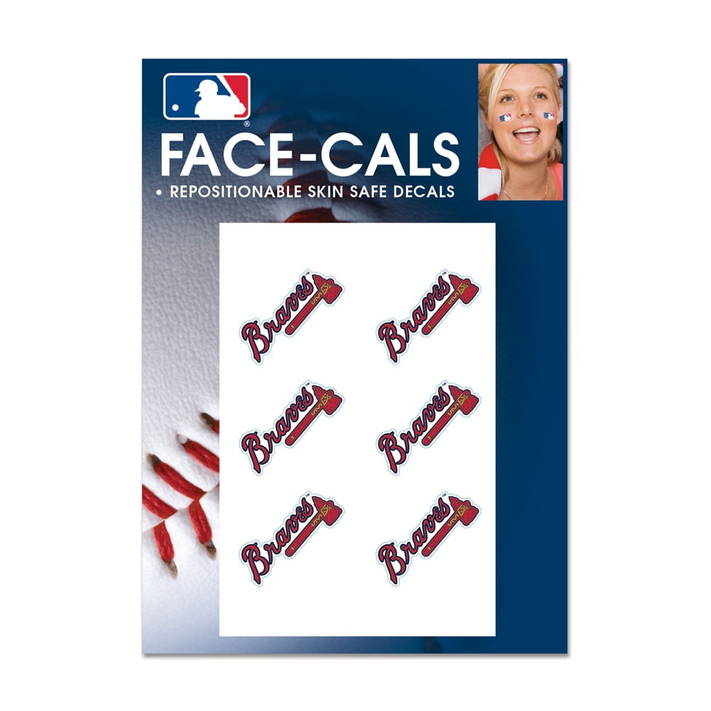 MLB Atlanta Braves Tattoo Face Cals