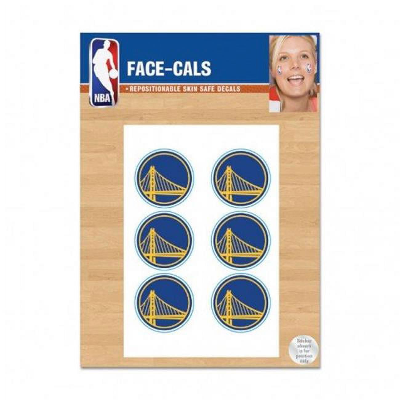 NBA Golden State Warriors Tattoo Face Cals