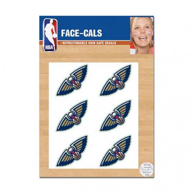 NBA New Orleans Pelicans Tattoo Face Cals