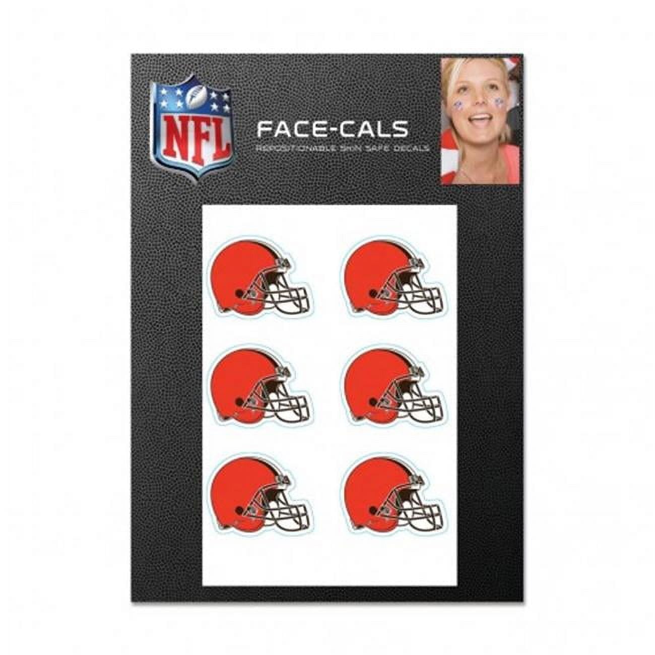 NFL Cleveland Browns Tattoo Face Cals