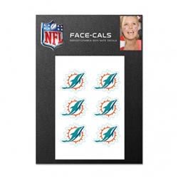 NFL Miami Dolphins Tattoo Face Cals