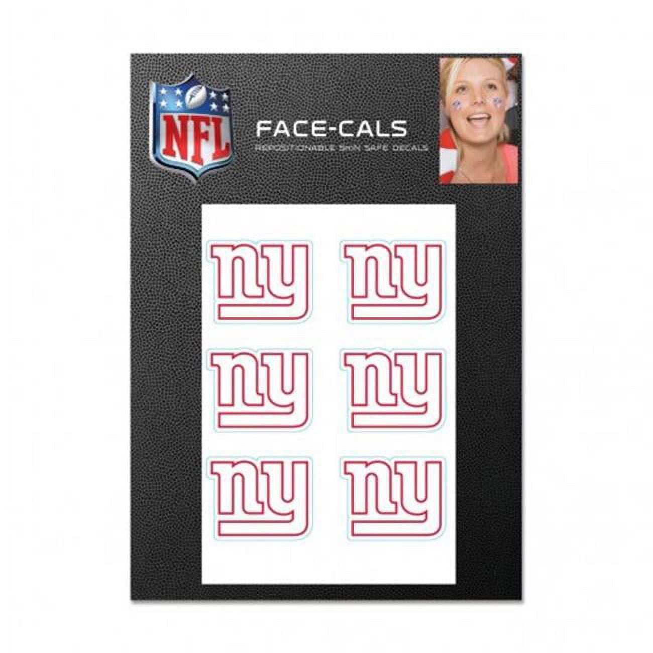 NFL New York Giants Tattoo Face Cals