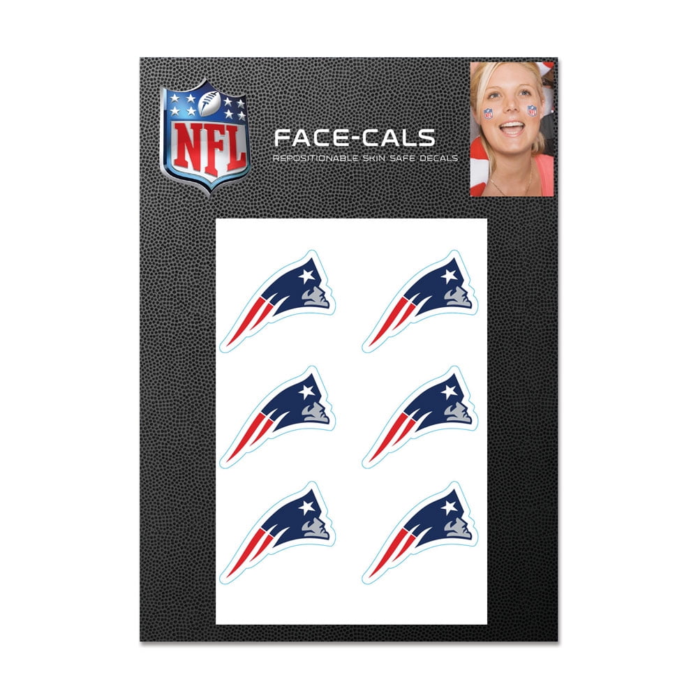 NFL New England Patriots Tattoo Face Cals