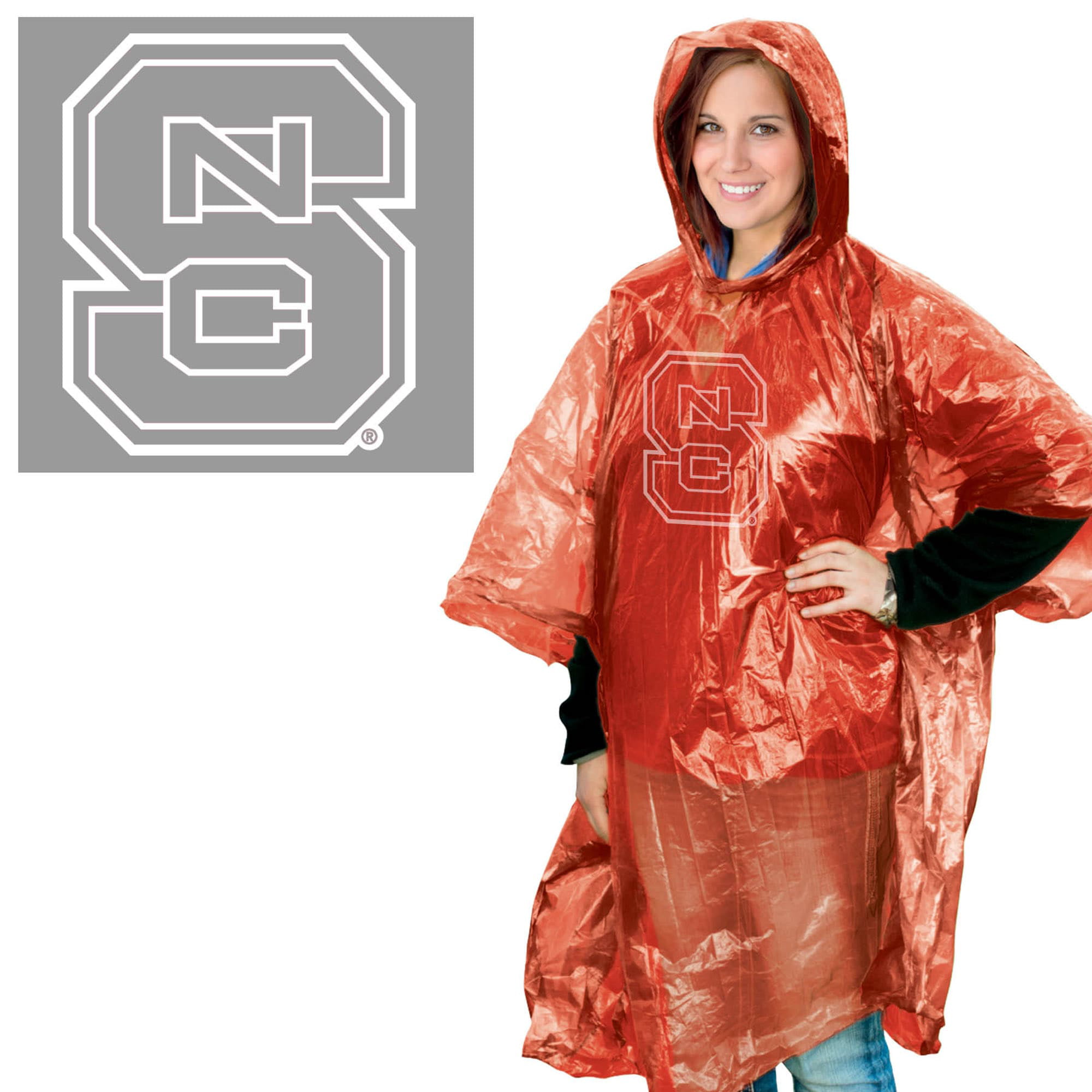 NCAA North Carolina State Wolfpack Rain Poncho