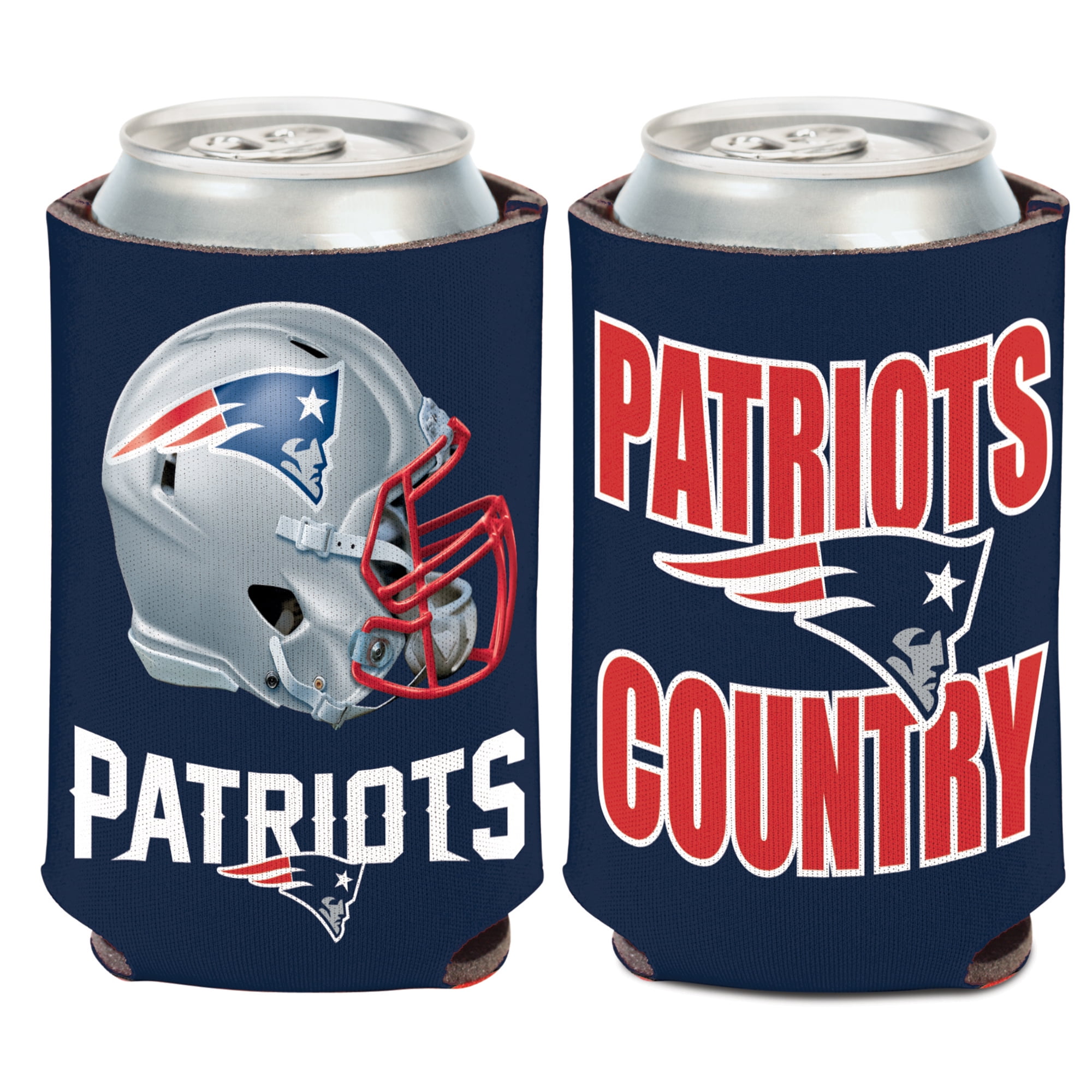 NFL New England Patriots Can Cooler Slogan Design