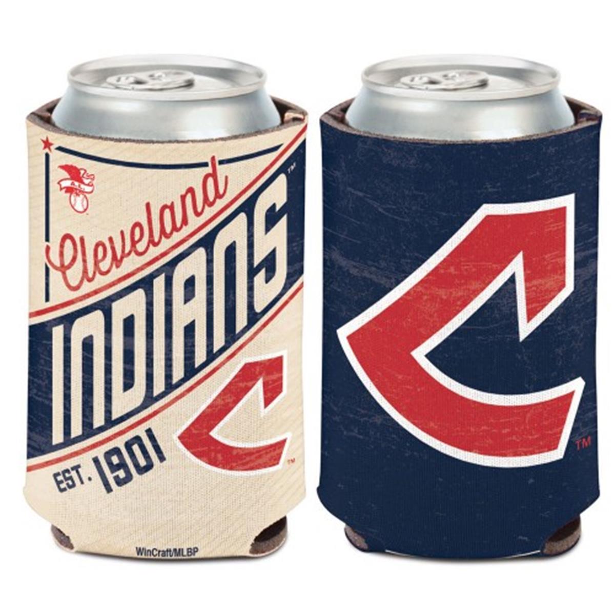 Picture of Wincraft 3208526931 MLB Cleveland Indians Can Cooler Vintage Design