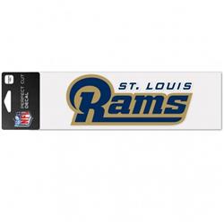 3208529257 NFL St. Louis Rams Decal Perfect Cut, 3 x 10 in.