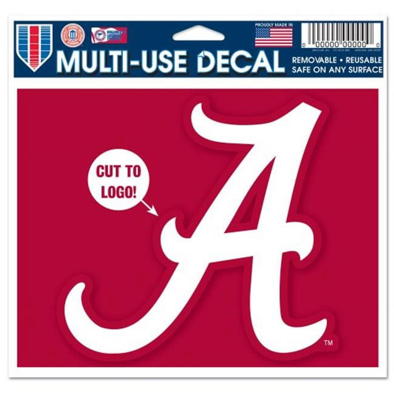 3208535249 NCAA Alabama Crimson Tide Decal Multi Use Color Cut to Logo, 5 x 6 in -  Wincraft