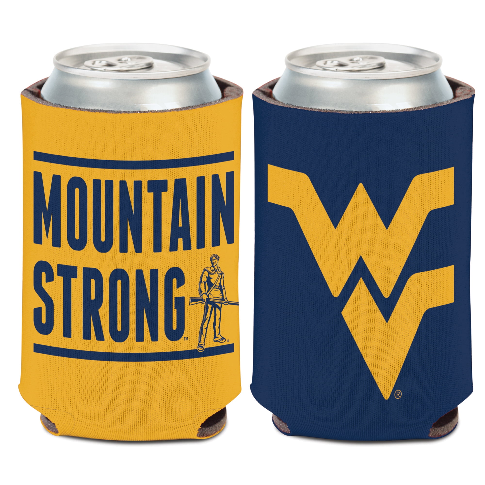 NCAA West Virginia Mountaineers Can Cooler Slogan Design