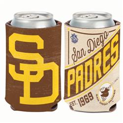 Picture of Wincraft 3208586328 MLB San Diego Padres Can Cooler Vintage Design