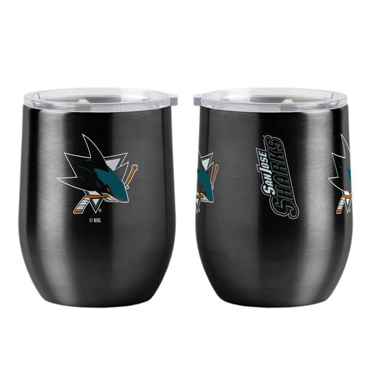 Picture of Boelter 8886082702 NHL San Jose Sharks Travel Tumbler Ultra Curved Beverage&#44; 16 oz