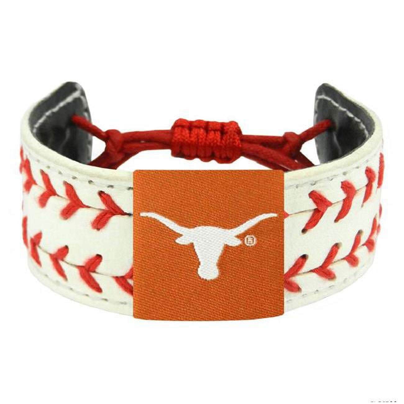 Picture of Gamewear 4421405546 NCAA Texas Longhorns Bracelet Classic Two Seamer