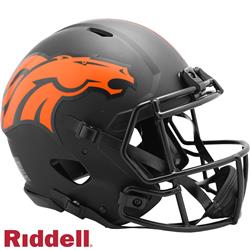 9585562548 NFL Denver Broncos Helmet - Authentic Full Size Speed Style Eclipse Alternate