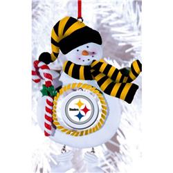 NFL New Orleans Saints Ornament Clay Dough Snowman Design
