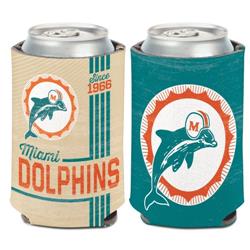NFL Miami Dolphins Can Cooler Vintage Design