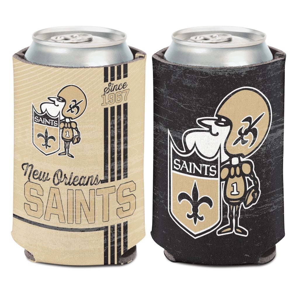 NFL New Orleans Saints Can Cooler Vintage Design