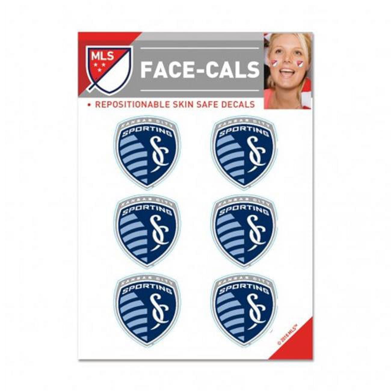 MLS Sporting Kansas City Tattoo Face Cals