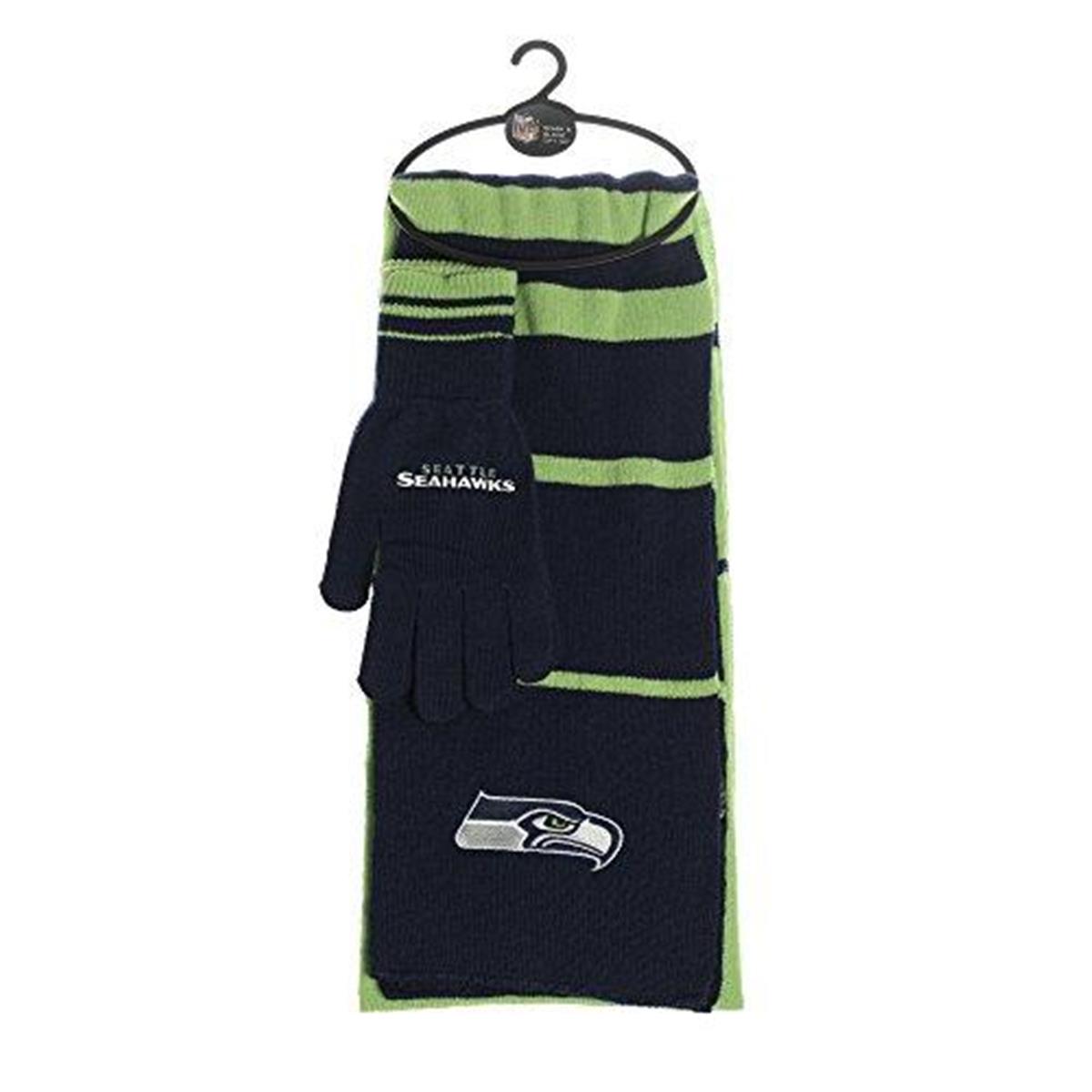 8669999553 NFL Seattle Seahawks Scarf & Glove Gift Set