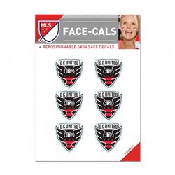 MLS DC United Tattoo Face Cals